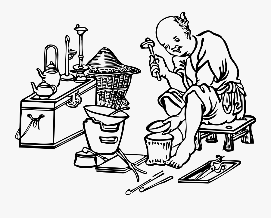 Art,shoe,monochrome - Blacksmith Black And White, Transparent Clipart