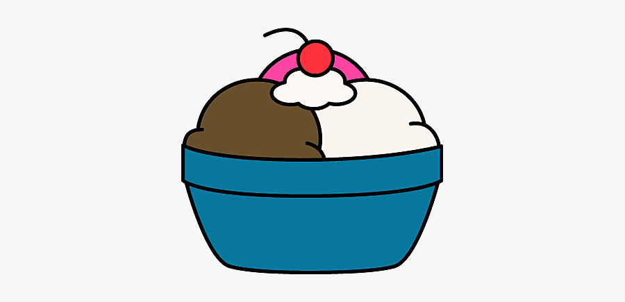 Ice Cream In Bowls Clip Art , Free Transparent Clipart - ClipartKey