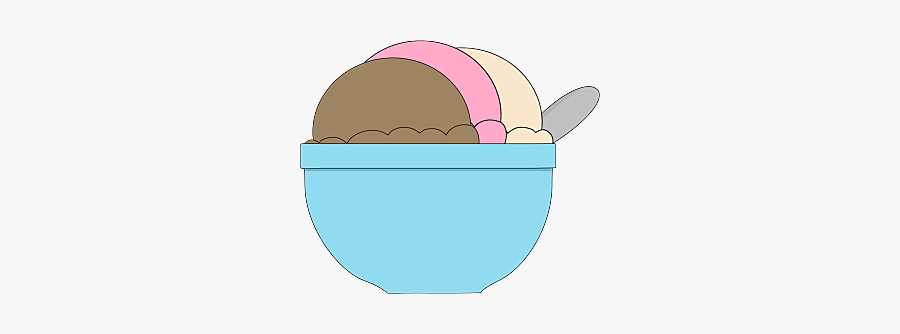 Ice Cream In A Bowl Clipart, Transparent Clipart