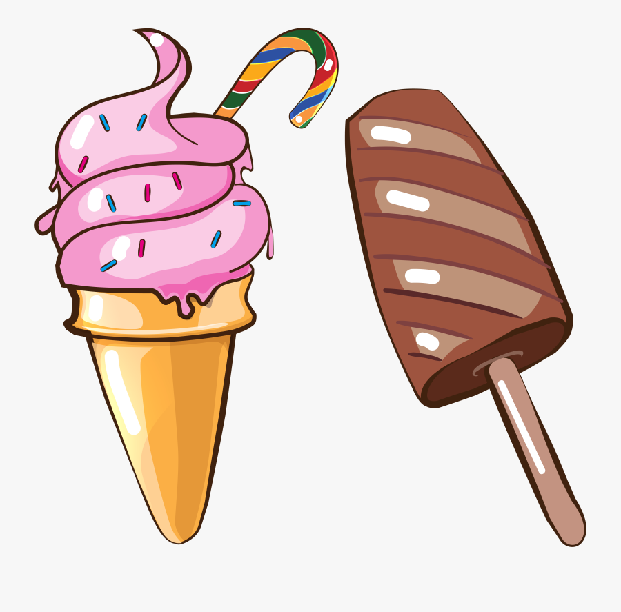 Transparent Icecream Cone Png - Icecream Cartoon, Transparent Clipart