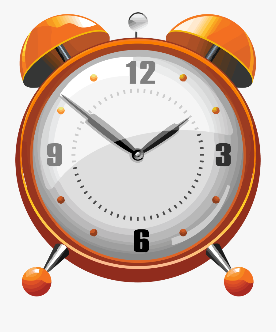 Clock Vector, Transparent Clipart