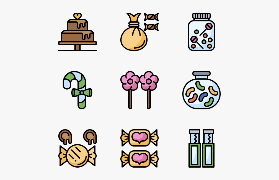 Sweet And Candy - Bakery Icons, Transparent Clipart