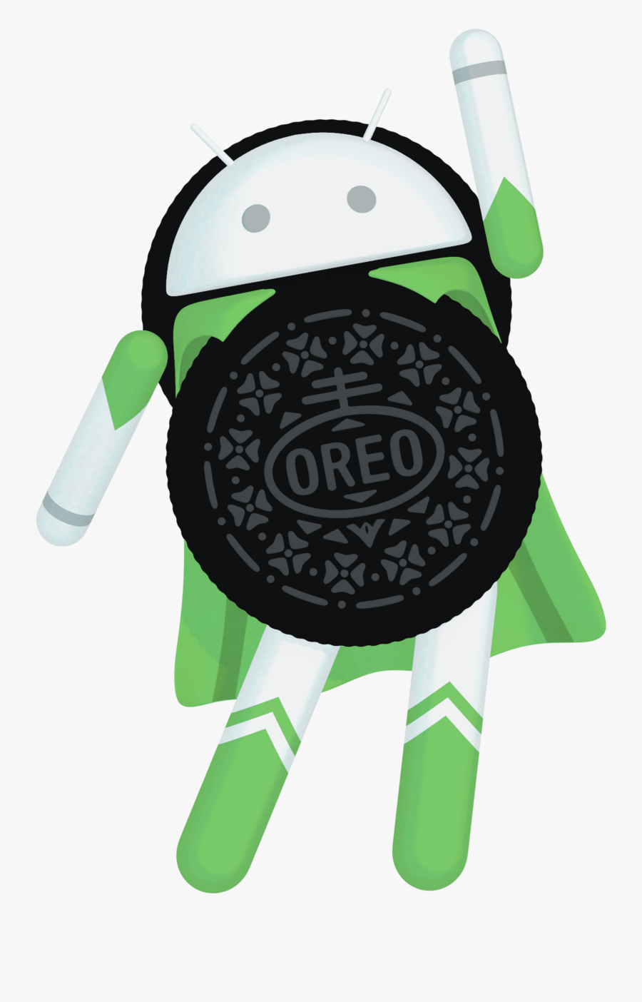 Pie Download Official Oreo - Android 8.0 Oreo Logo, Transparent Clipart