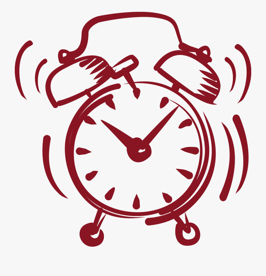 Transparent Alarm Clock Clip Art - Alarm Clock Going Off Png, Transparent Clipart