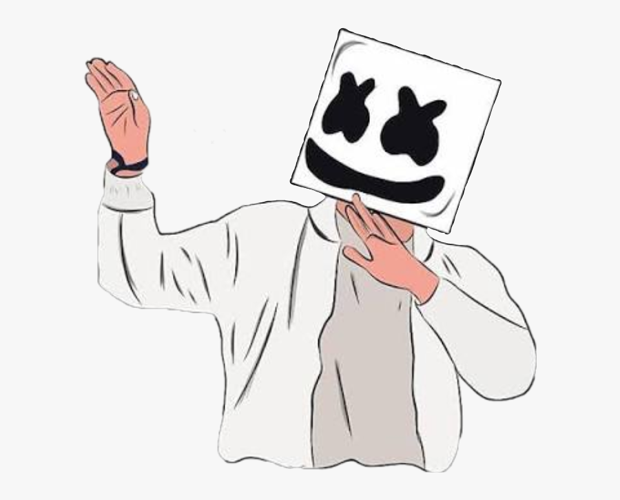 #marshmallow #doodle #cute #sticker #sweet - Cartoon, Transparent Clipart