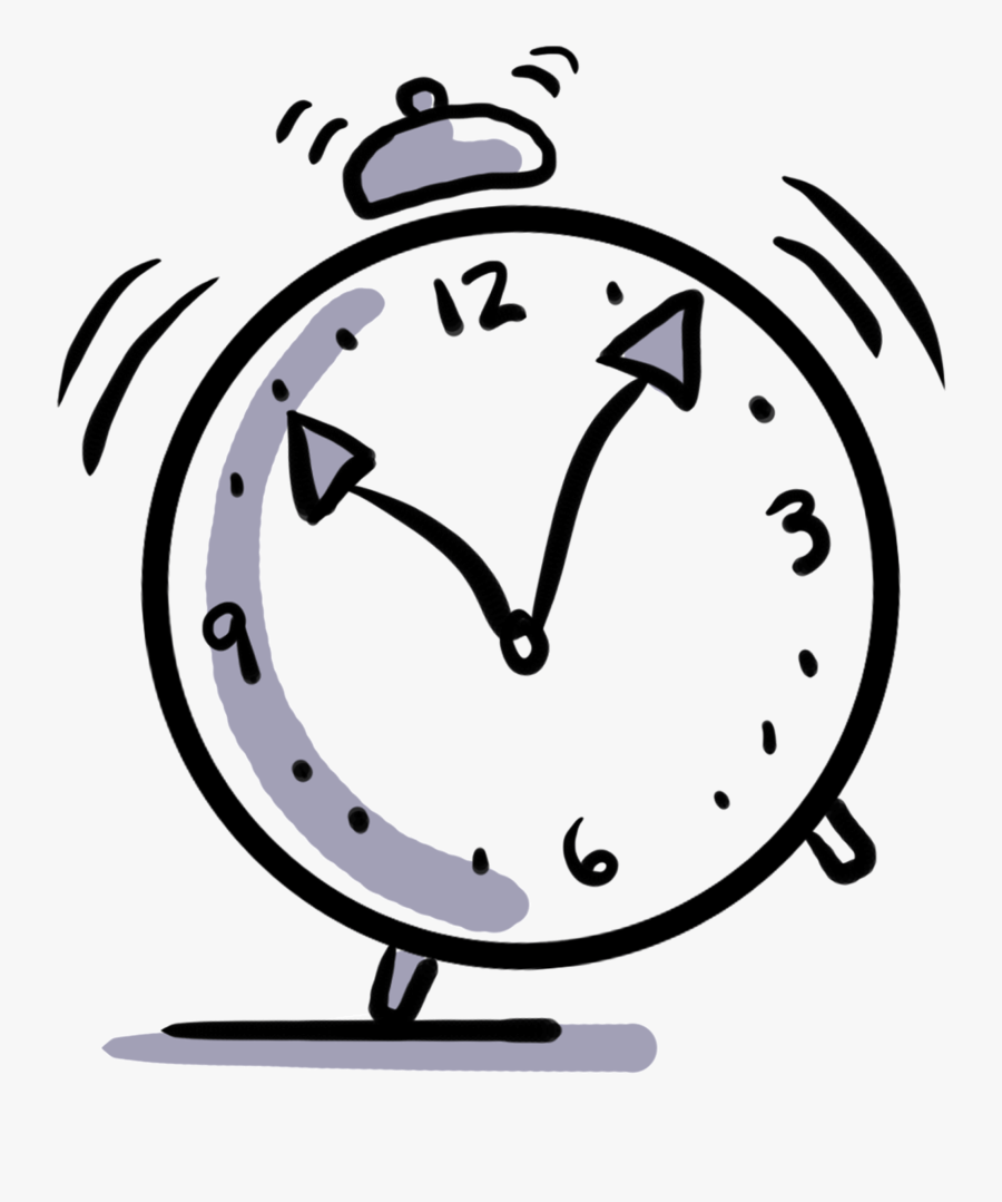 Transparent Procrastination Png - Time Alarm Png, Transparent Clipart