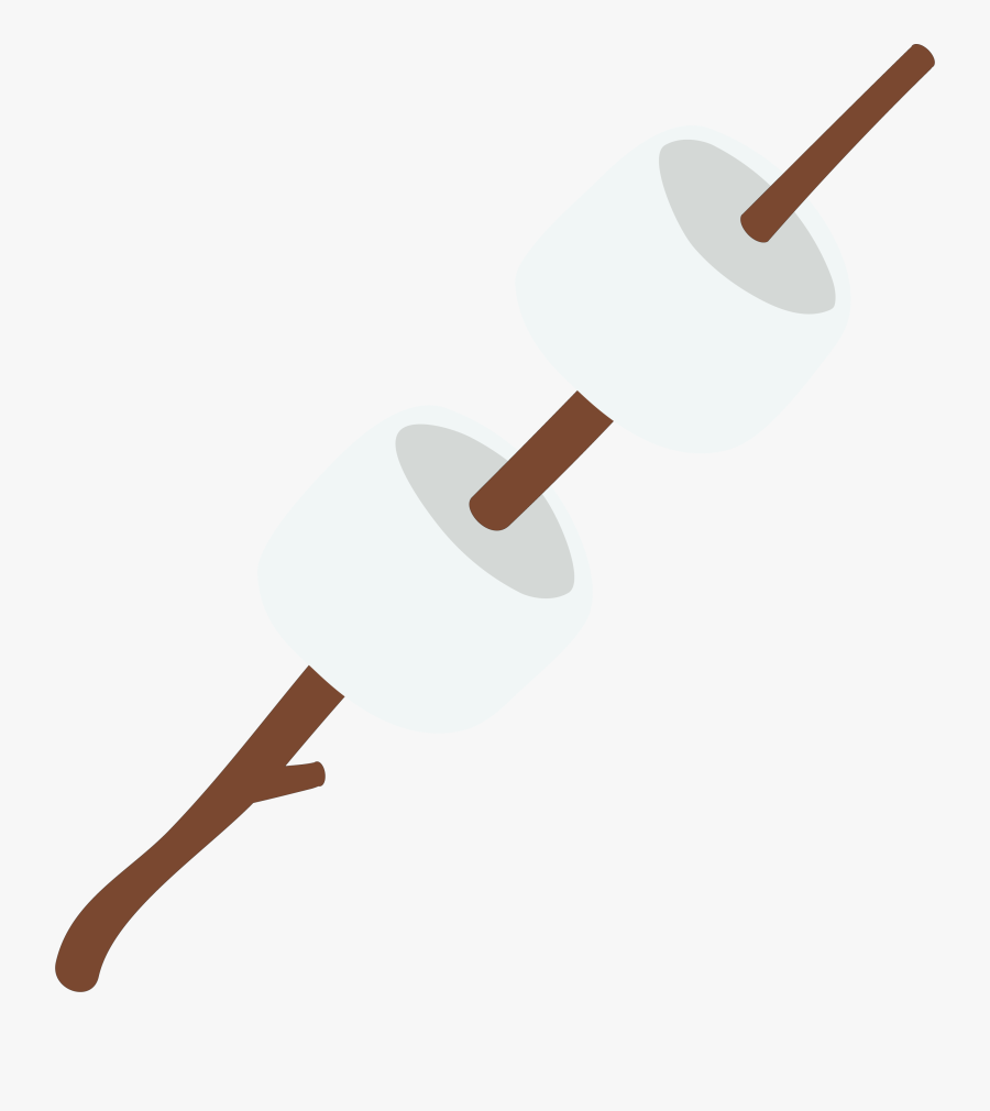 Marshmallow Stick Svg Cut File, Transparent Clipart