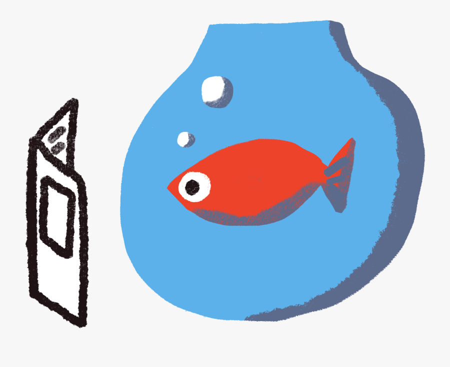 Goldfish Clipart Attention Span, Transparent Clipart