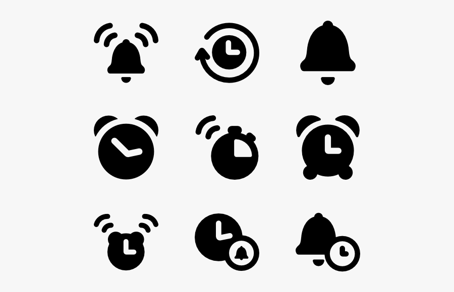 Time Alarm - Active Alarms Icon, Transparent Clipart