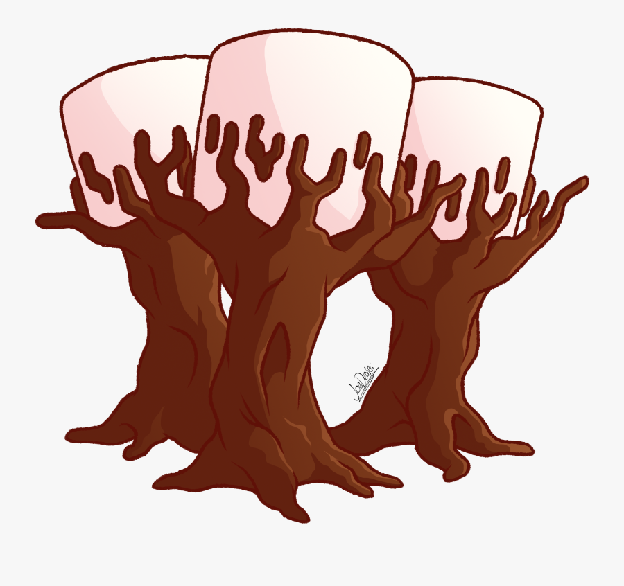 Marshmallow Trees Final - Illustration, Transparent Clipart