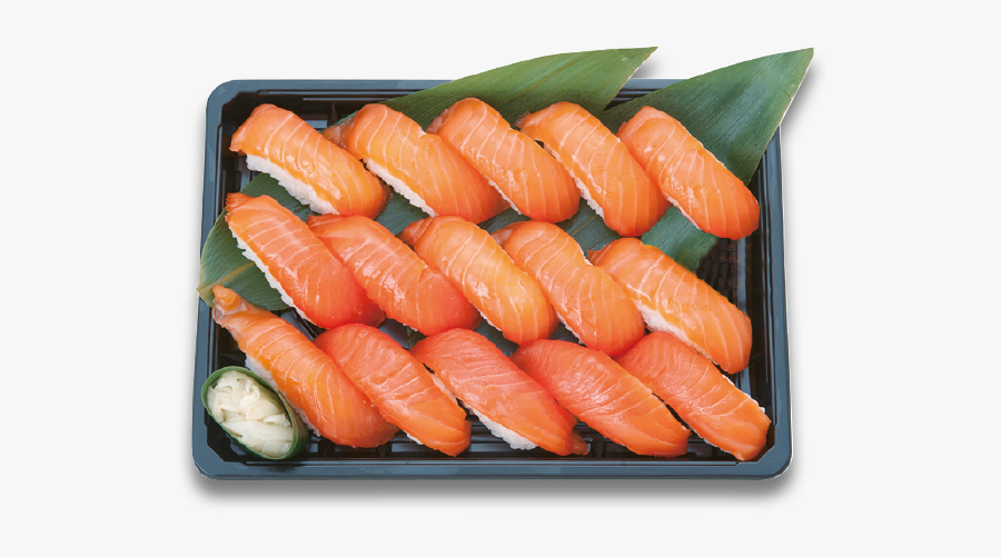 Clip Art Royalty Free Download Salmon Transparent Sushi - Plate Of Salmon Sushi, Transparent Clipart