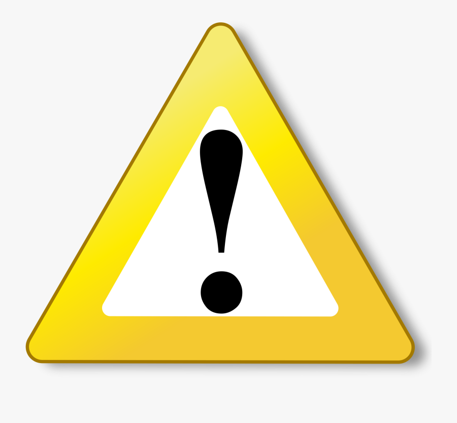 Attention Png Icon Web Icons Png - Yellow Warning, Transparent Clipart