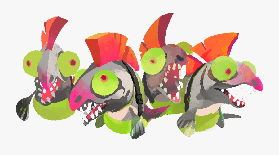 Chummed Clipart Salmon Run - Salmon Run Splatoon 2 Png, Transparent Clipart