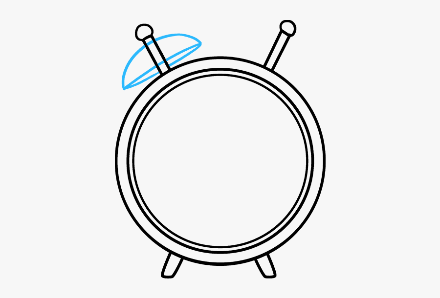 How To Draw An Alarm Clcok - Alarm Clock Drawing, Transparent Clipart