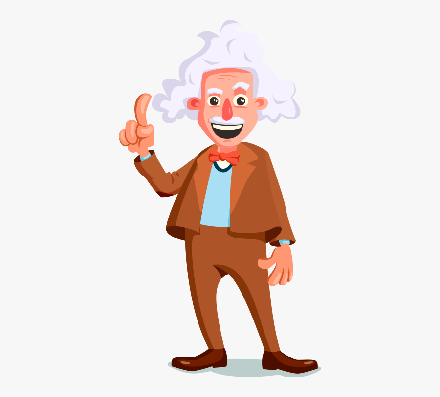 Cartoon Of Person Holding Finger Up, Transparent Clipart