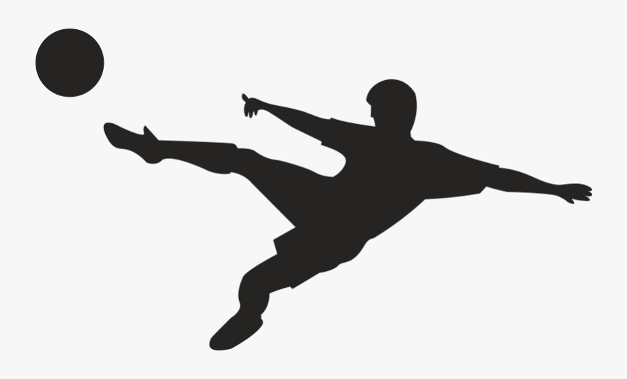 Football Player Clip Art Vector Graphics Silhouette - Soccer Players Vector Png, Transparent Clipart