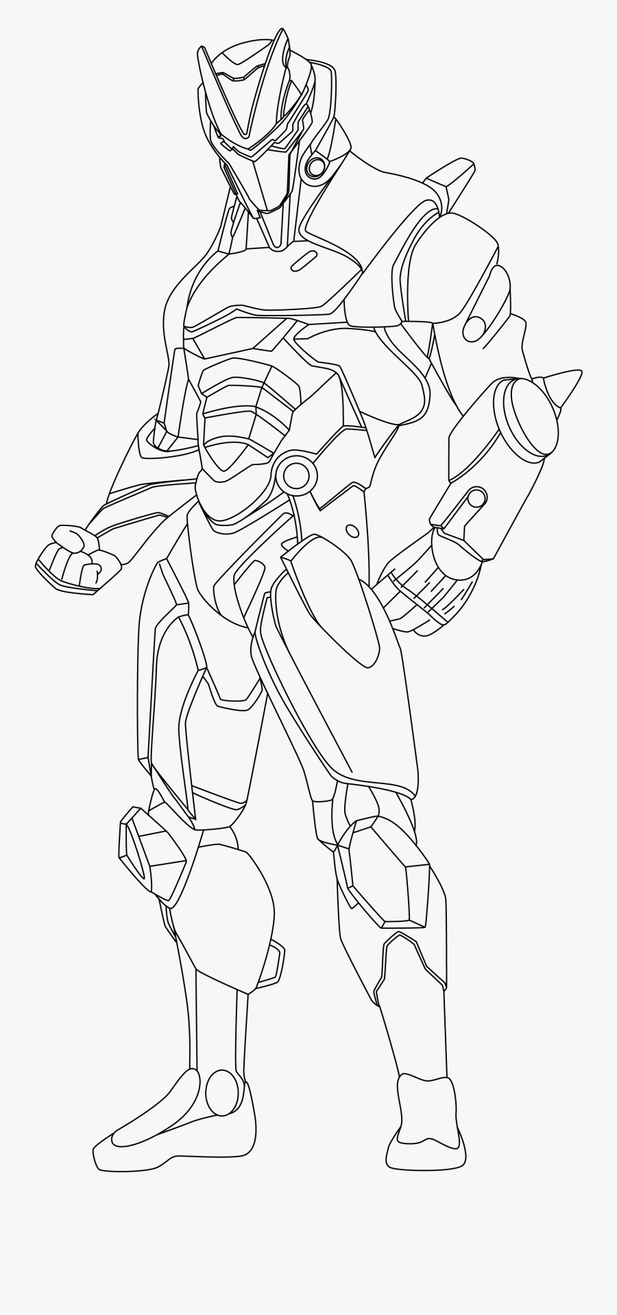 Fortnite Coloring Pages Omega, Transparent Clipart