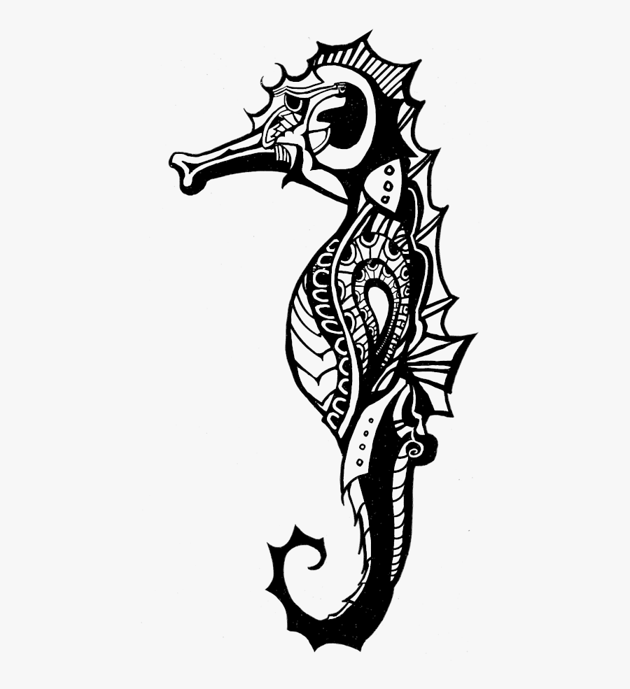Transparent Sea Horse Png - Seahorse Totem, Transparent Clipart