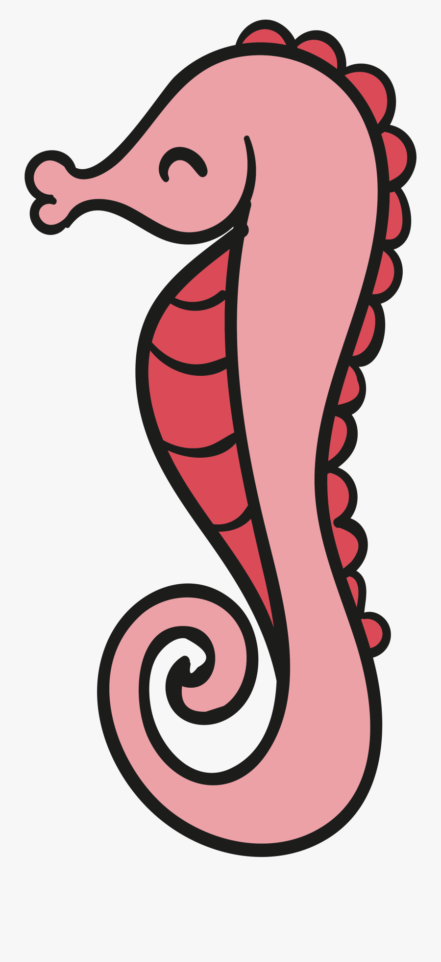 Clip Art Animation Drawing Design - Animated Seahorse, Transparent Clipart