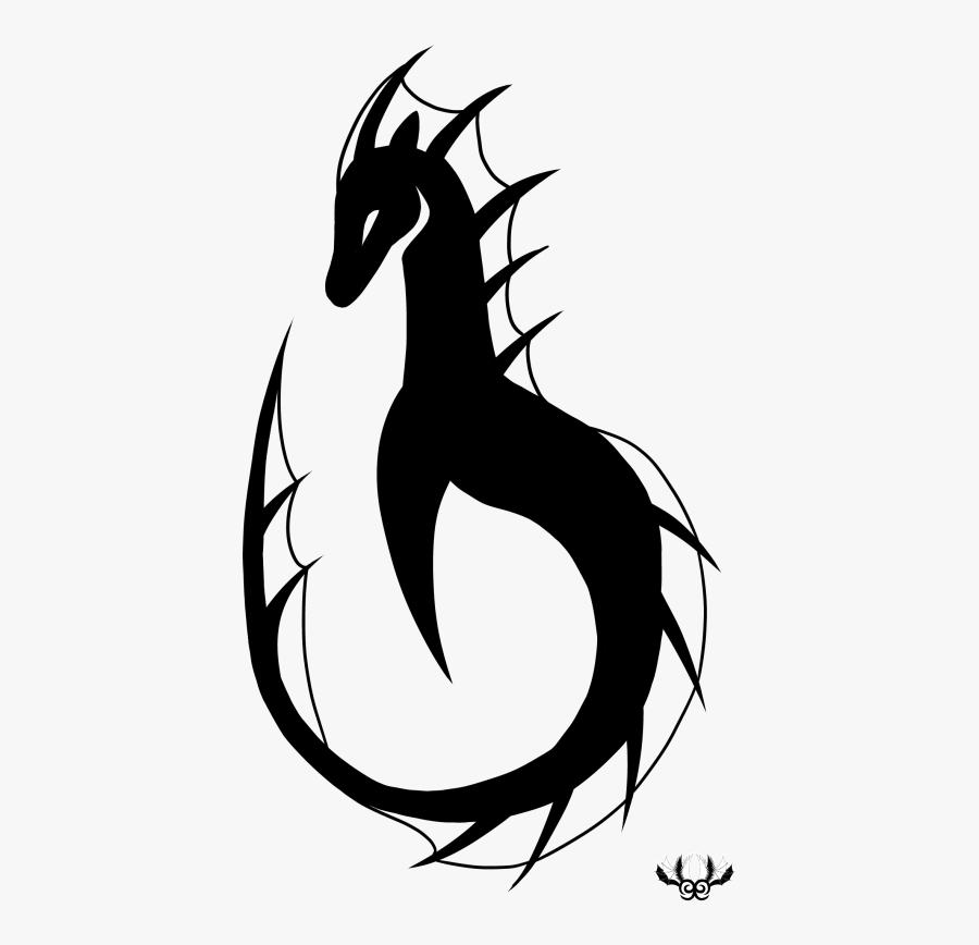 Seahorse Tribal Animal Drawings, Transparent Clipart