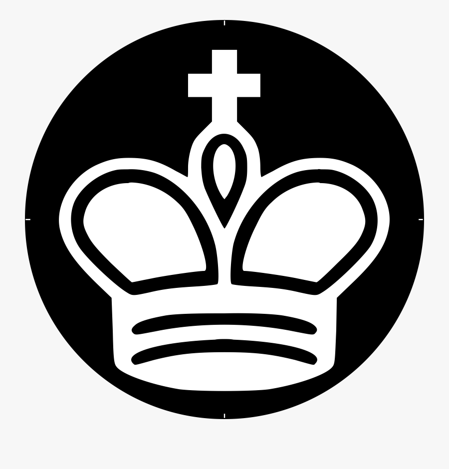 Chess Piece Symbol White King Rey Blanco Clip Arts - Chess Piece Symbol Black King, Transparent Clipart