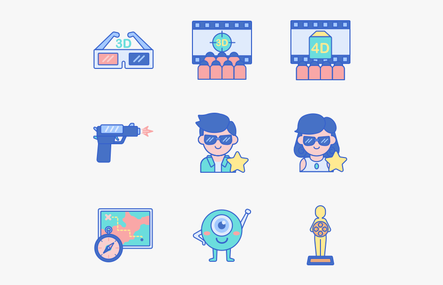 Movie Theater, Transparent Clipart