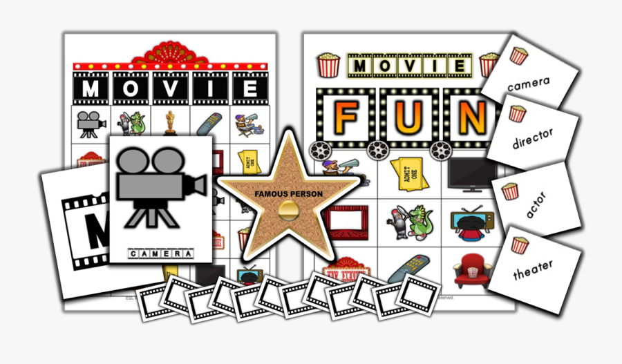 Picture - Kids Movies Bingo, Transparent Clipart