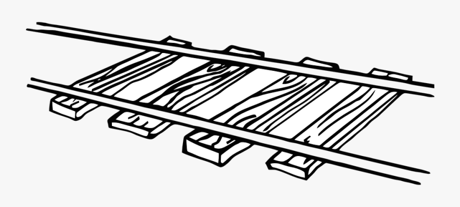 Railroad, Track, Train - Railroad Clipart, Transparent Clipart