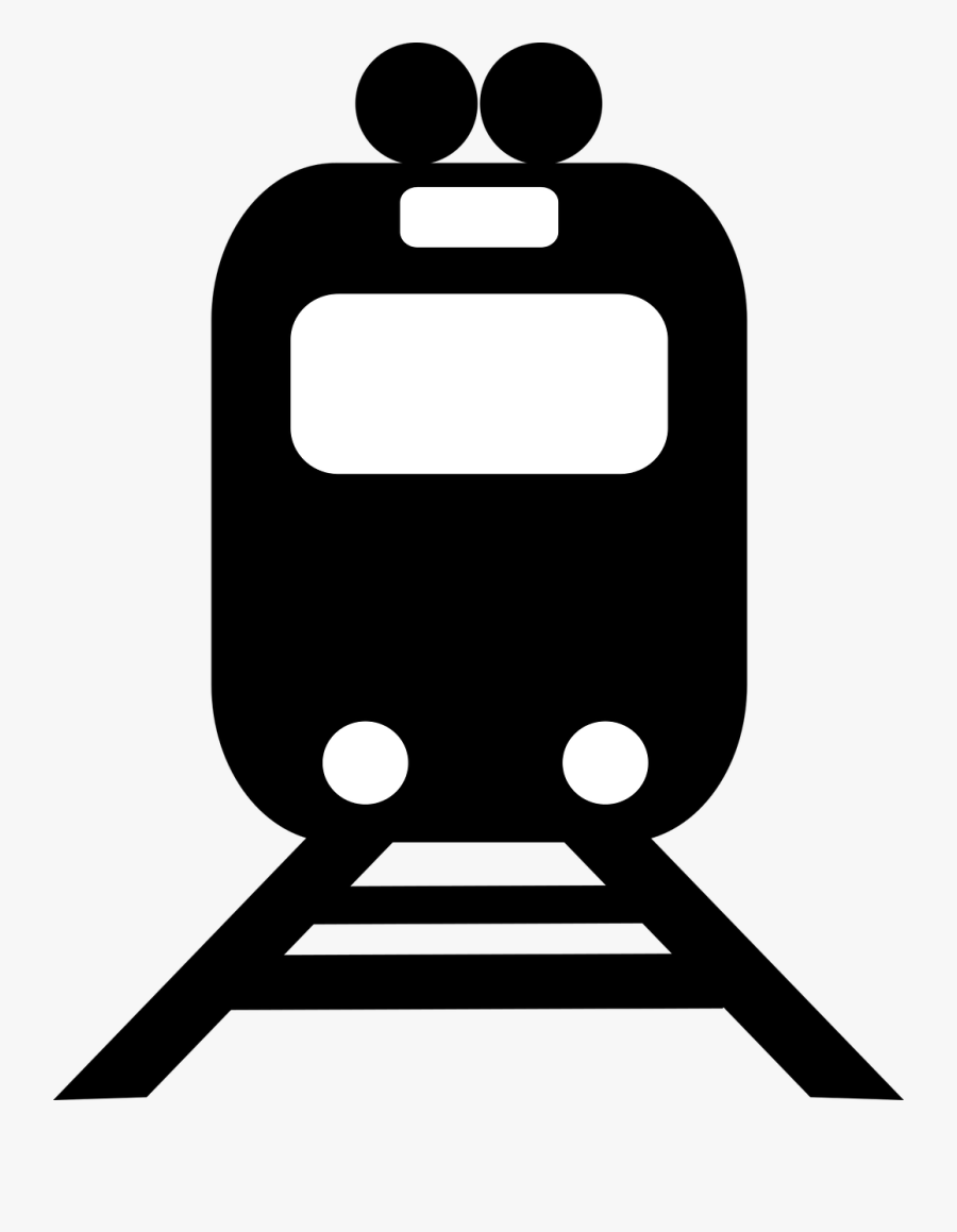 Cartoon, Animation, Train, Sign, Icon, Design - Simbol Stasiun Kereta Api, Transparent Clipart