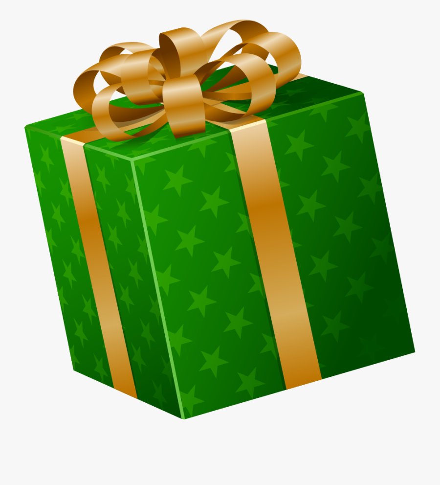 Box In Christmas Clip Art, Transparent Clipart