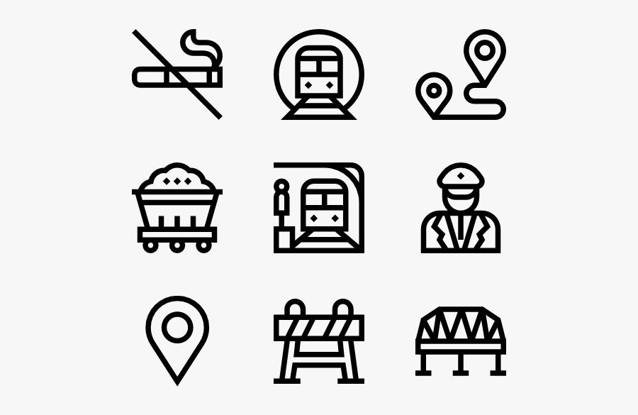 Train Station - Concert Icon, Transparent Clipart