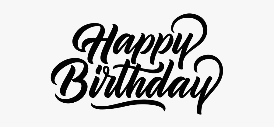 Happy Birthday Calligraphy Transparent File - Laces Logo, Transparent Clipart