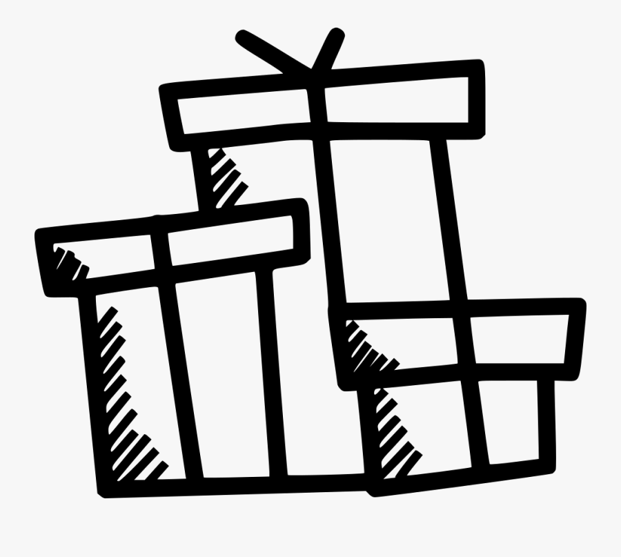 Gifts Gift Box Present Presentation Christmas Birthday - Geschenk Piktogramm Png, Transparent Clipart