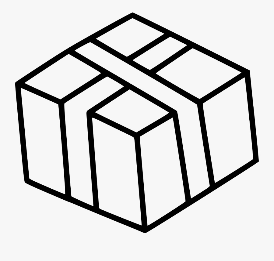 Gift Box Present Presentation - 3d Rubik Cube Outline, Transparent Clipart