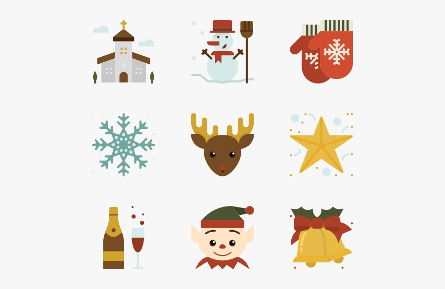 Christmas - Etoile Forme, Transparent Clipart