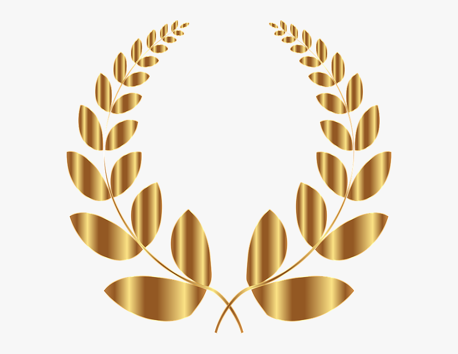 Gold Wreath Transparent Background, Transparent Clipart