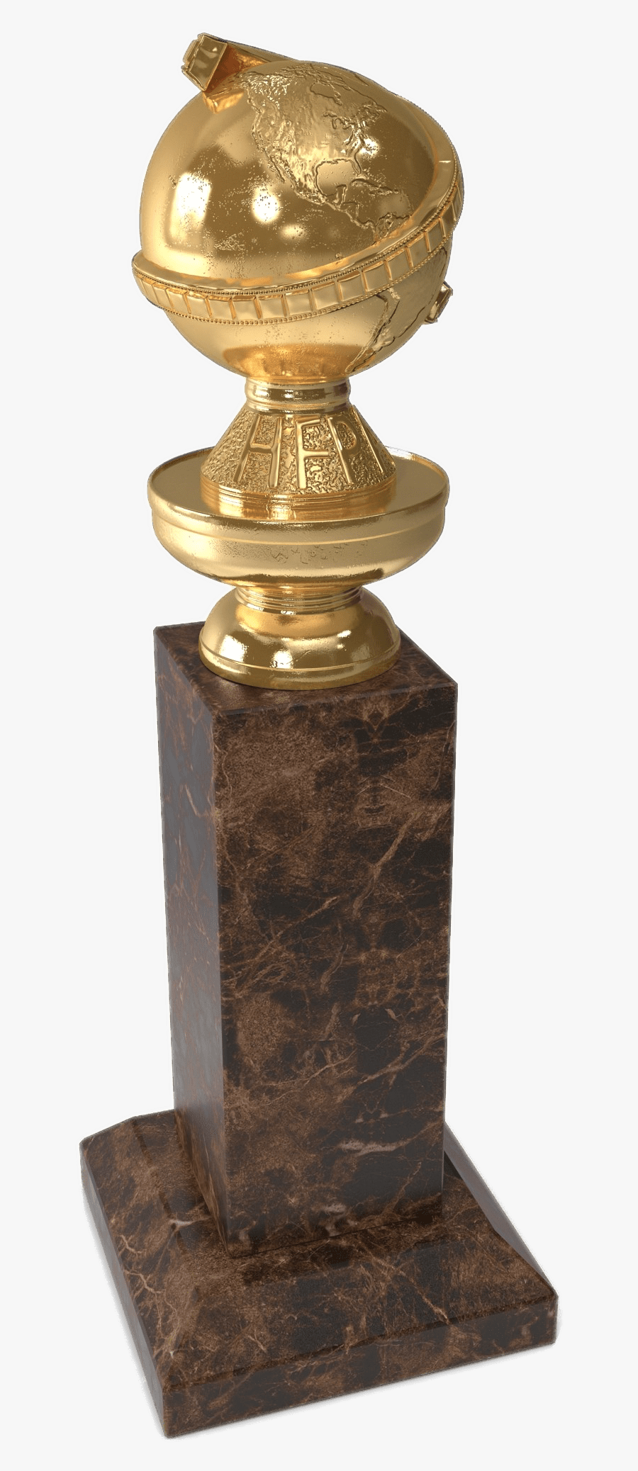 Emmy Awards Transparent Png - Golden Globe Award Png, Transparent Clipart