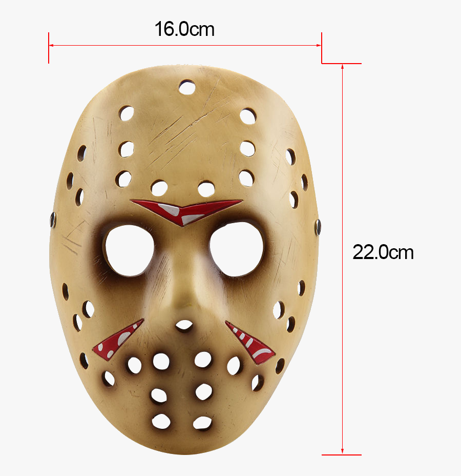 Jason Mask Clip Art - Goaltender Mask, Transparent Clipart
