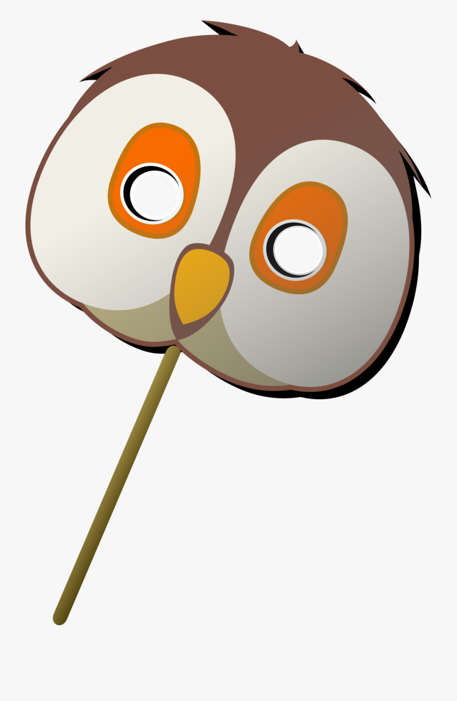 Owl Mask Svg Clip Arts - Clipart Animal Mask, Transparent Clipart