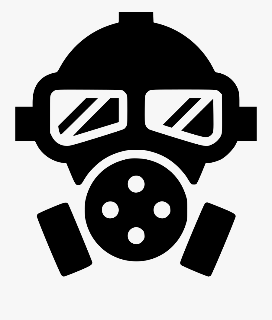 Biohazard Symbol Clipart Gas Mask - Toxic Boss, Transparent Clipart