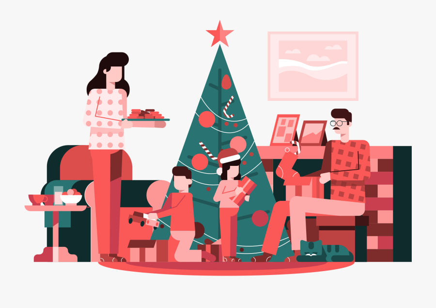 Christmas Food And Drinks - Christmas Tree, Transparent Clipart