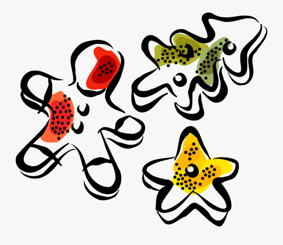 Vector Illustration Of Holiday Season Christmas Baking, Transparent Clipart
