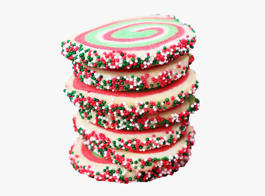 Christmas Swirl Sugar Cookies - Cool Unique Christmas Treats, Transparent Clipart