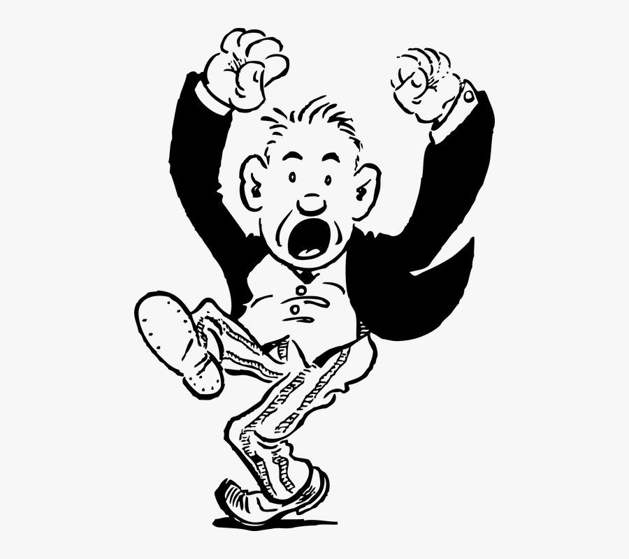 Color Clipart Woman - Angry Man Clipart, Transparent Clipart