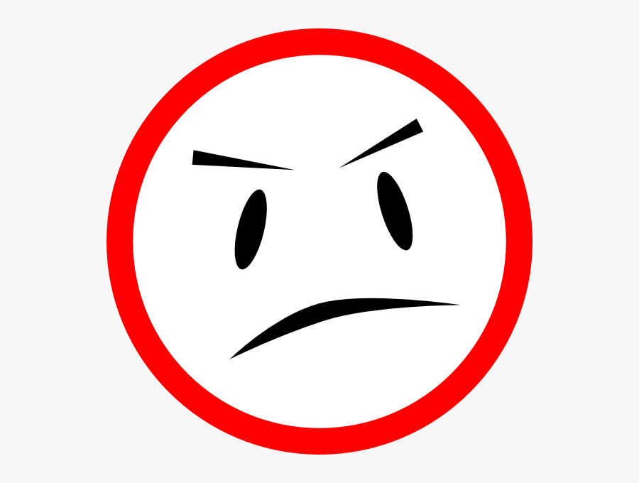 Mad Face Angry Dude Clip Art At Vector Clip Art - Smiley, Transparent Clipart