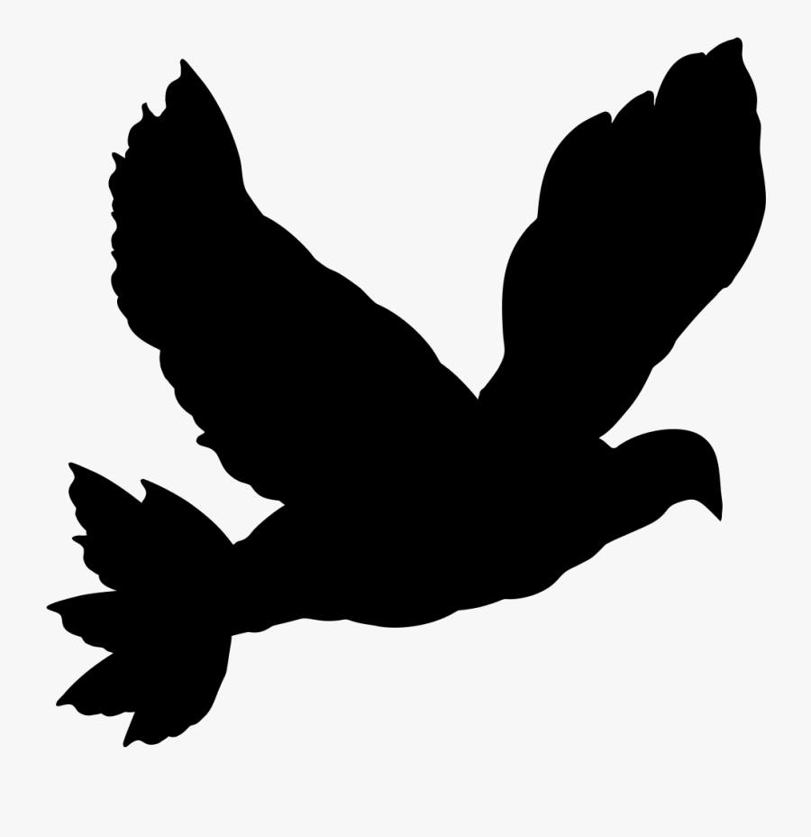 Dove Silhouette By Southerngal - Accipitriformes, Transparent Clipart