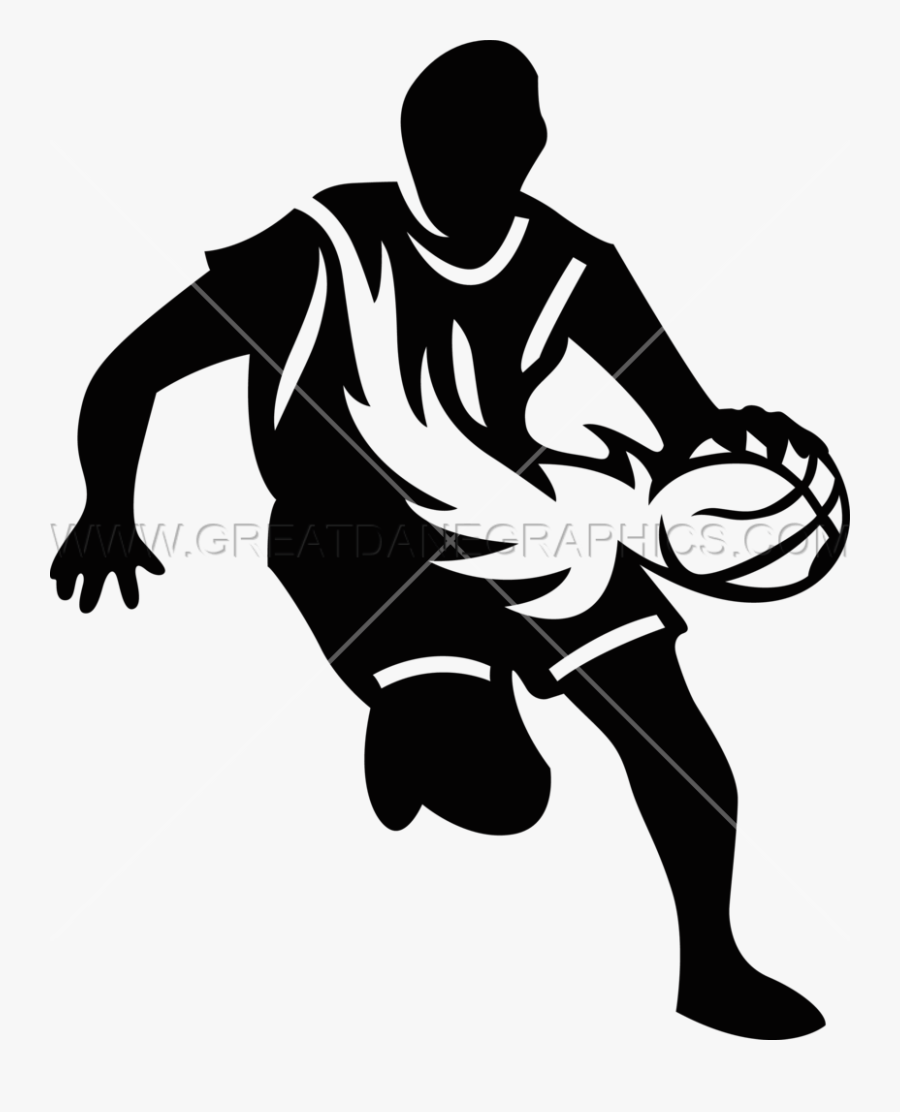Clip Art Flaming Basketball - Illustration, Transparent Clipart