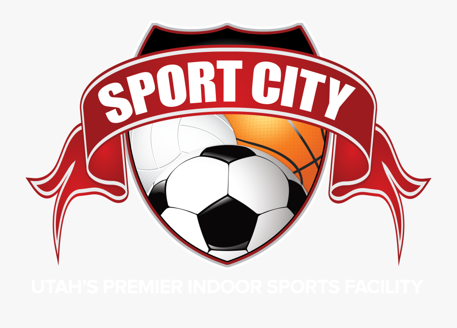 Sport City - Basketball And Soccer Logo, Transparent Clipart