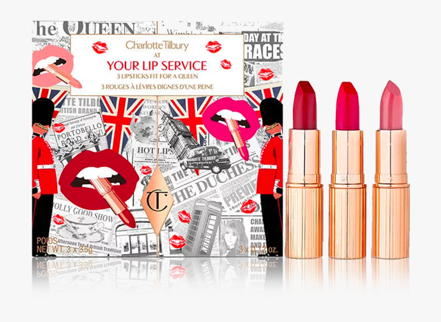 Your Lip Service Lip Kit Packshot - Charlotte Tilbury At Your Lip Service, Transparent Clipart