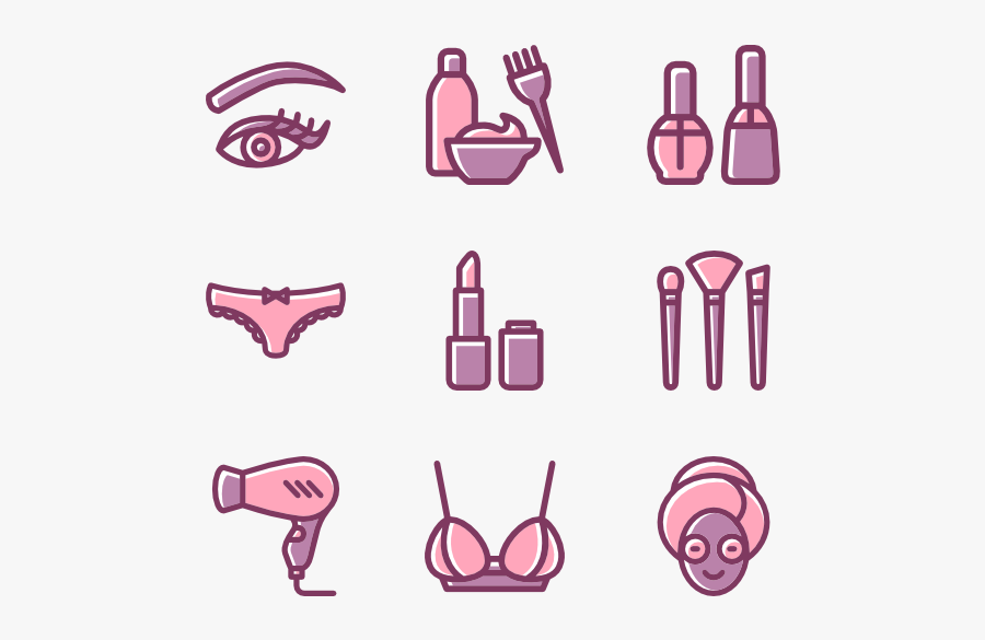 Linear Beauty Elements - Beauty Png, Transparent Clipart